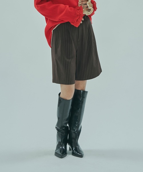ROSE BUD(ローズバッド)の「DOUBLE TUCK SHORT(その他パンツ・レディース・グレー/ブラウン・M/S)」の18枚目の写真