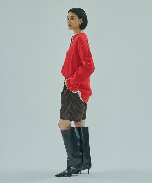 ROSE BUD(ローズバッド)の「DOUBLE TUCK SHORT(その他パンツ・レディース・グレー/ブラウン・M/S)」の22枚目の写真