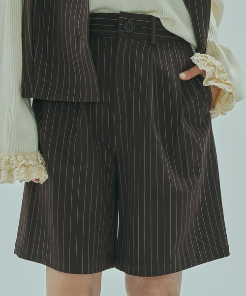 ROSE BUD(ローズバッド)の「DOUBLE TUCK SHORT(その他パンツ・レディース・グレー/ブラウン・M/S)」の17枚目の写真