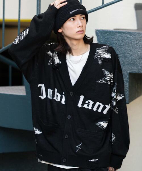 セール】WEGO/ダメージジャガードカーディガン（カーディガン/ボレロ