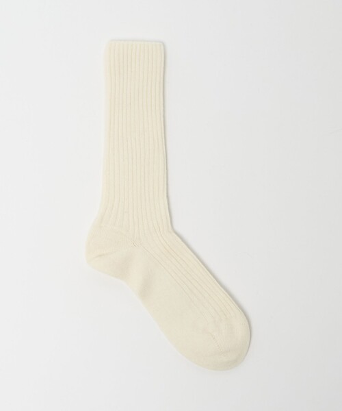 FALKE（ファルケ）の「＜FALKE＞COSY リブソックス（ソックス/靴下・レディース・ダークグレー/オフホワイト/ダークブラウン・35/38）」の2枚目の写真