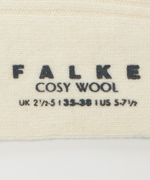FALKE（ファルケ）の「＜FALKE＞COSY リブソックス（ソックス/靴下・レディース・ダークグレー/オフホワイト/ダークブラウン・35/38）」の9枚目の写真