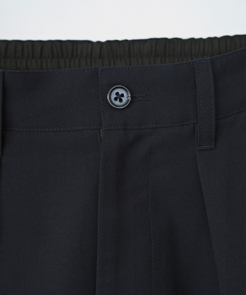 VICTIM（ヴィクティム）の「VICTIM ヴィクティム / EASY SLACKS セットアップイージースラックス / VTM-25-P-101（スラックス・メンズ・ブラック/ネイビー・1/2/3）」の9枚目の写真