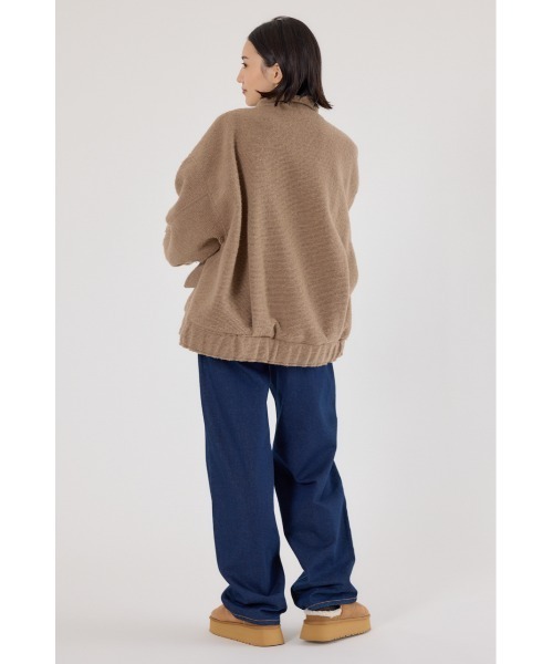 RODEO CROWNS WIDE BOWL（ロデオクラウンズワイドボウル）の「スライバービックブルゾン（ブルゾン・レディース・グレー/ブラック/ベージュ・FREE）」の21枚目の写真