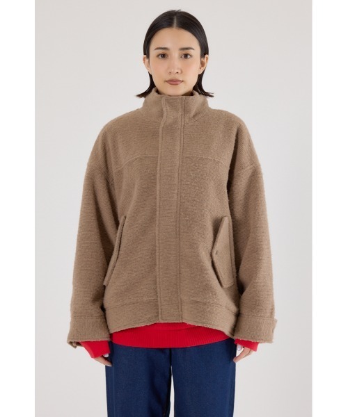 RODEO CROWNS WIDE BOWL（ロデオクラウンズワイドボウル）の「スライバービックブルゾン（ブルゾン・レディース・グレー/ブラック/ベージュ・FREE）」の22枚目の写真