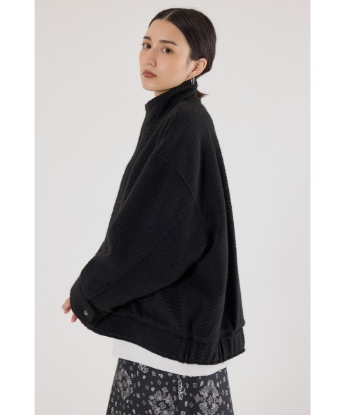 RODEO CROWNS WIDE BOWL（ロデオクラウンズワイドボウル）の「スライバービックブルゾン（ブルゾン・レディース・グレー/ブラック/ベージュ・FREE）」の5枚目の写真