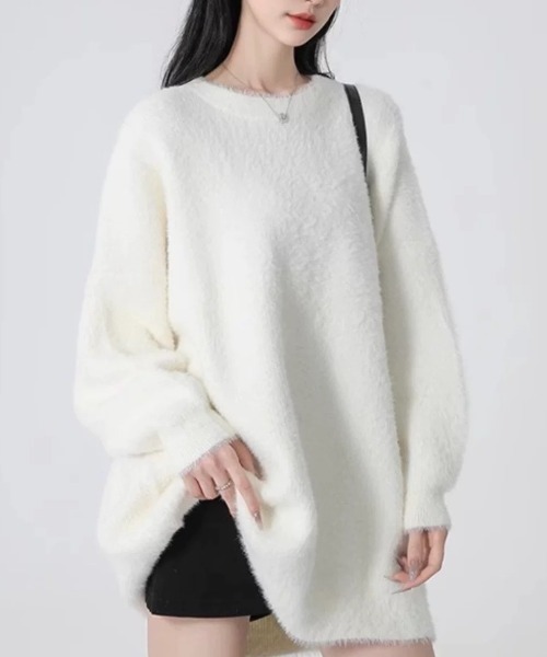 セール】ふわもこシャギーニット（ニット/セーター）｜E&L（イーアンド