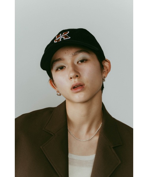 Knuth Marf(クヌースマーフ)の「corduroy cap(キャップ・レディース・ブラウン/ネイビー・ONE SIZE)」の10枚目の写真