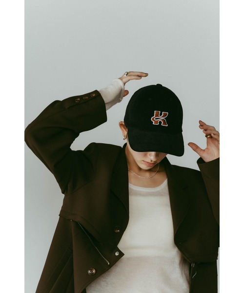Knuth Marf(クヌースマーフ)の「corduroy cap(キャップ・レディース・ブラウン/ネイビー・ONE SIZE)」の13枚目の写真