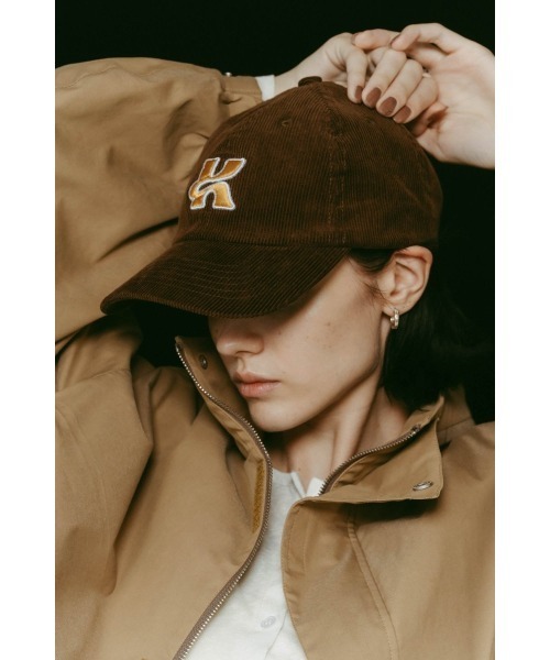Knuth Marf(クヌースマーフ)の「corduroy cap(キャップ・レディース・ブラウン/ネイビー・ONE SIZE)」の16枚目の写真