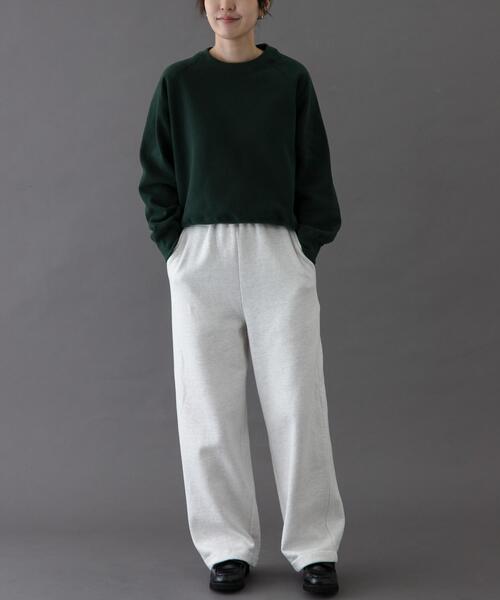 FORK&SPOON（フォークアンドスプーン）の「FORK&SPOON　リサイクルコットン裏毛スウェットパンツ（その他パンツ・レディース・オートミール/パープル系その他/ネイビー・1/2）」の15枚目の写真