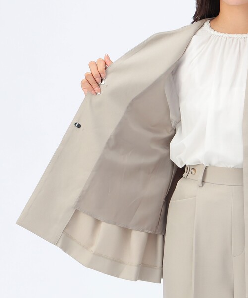 BEAMS HEART(ビームスハート)の「【セレモニー・ハレの日】キーネック タック ベスト(セットアップ対応)(ベスト・レディース・ブラウン系その他2/グレー/ブラック・FREE)」の21枚目の写真