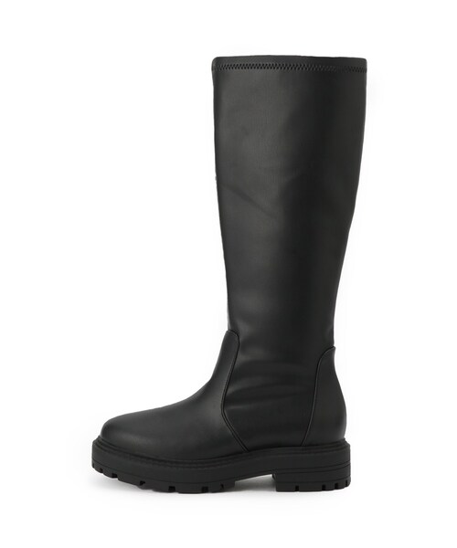 SHOO・LA・RUE（シューラルー）の「ストレッチロングブーツ（ブーツ・レディース・ブラック・45/35）」の5枚目の写真