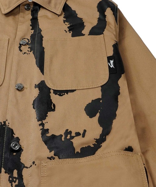 MSGM（エムエスジーエム）の「SKETCHED BUNNIES コットンドリルブルゾン（ブルゾン・メンズ・ベージュ系・46）」の3枚目の写真