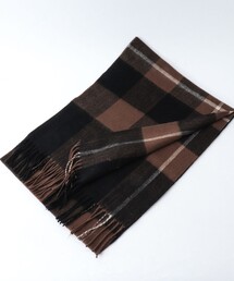 カシミヤチェックマフラー30