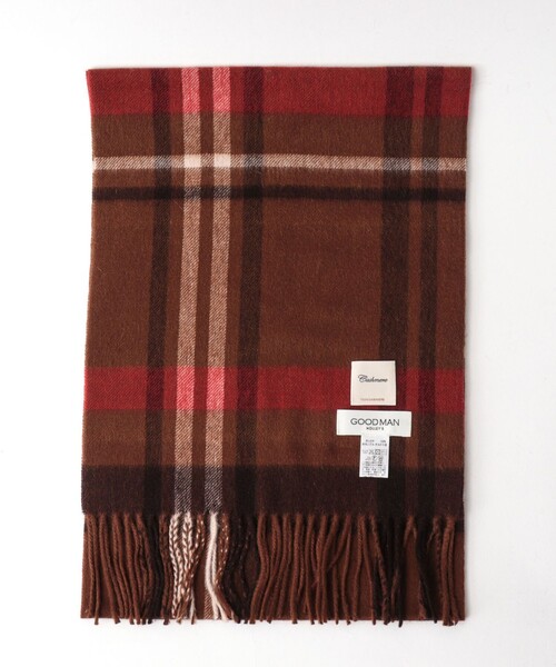 NOLLEY’S(ノーリーズ)の「カシミヤチェックマフラー30(ストール/ショール・メンズ・グレー系その他2/グレー系その他/ブルー系その他2/ブラウン系その他/ブラウン系その他2/ブルー系その他・FREE)」の9枚目の写真