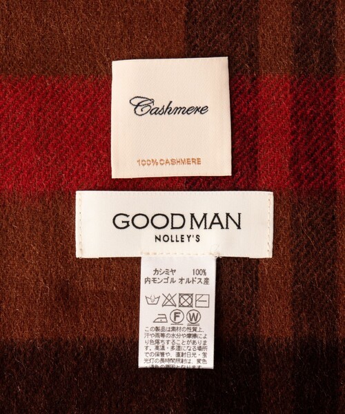 NOLLEY’S(ノーリーズ)の「カシミヤチェックマフラー30(ストール/ショール・メンズ・グレー系その他2/グレー系その他/ブルー系その他2/ブラウン系その他/ブラウン系その他2/ブルー系その他・FREE)」の10枚目の写真