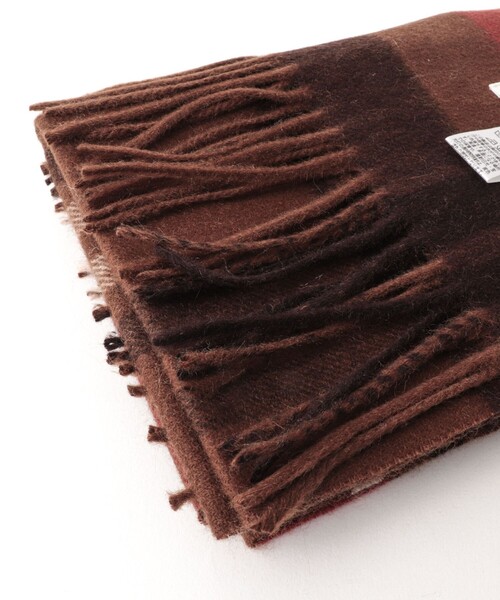 NOLLEY’S(ノーリーズ)の「カシミヤチェックマフラー30(ストール/ショール・メンズ・グレー系その他2/グレー系その他/ブルー系その他2/ブラウン系その他/ブラウン系その他2/ブルー系その他・FREE)」の12枚目の写真