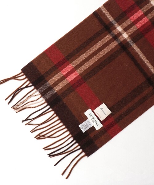 NOLLEY’S(ノーリーズ)の「カシミヤチェックマフラー30(ストール/ショール・メンズ・グレー系その他2/グレー系その他/ブルー系その他2/ブラウン系その他/ブラウン系その他2/ブルー系その他・FREE)」の19枚目の写真