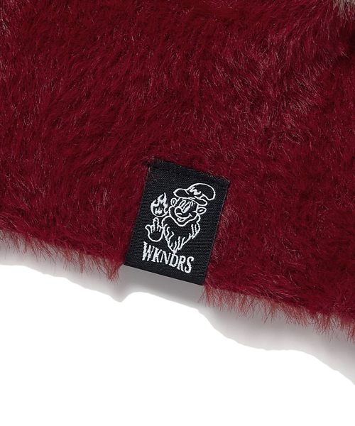 WKNDRS（ウィーキャンドース）の「STRIPED KNIT SWEATER (BURGUNDY)（ニット/セーター・レディース・その他・MEDIUM/LARGE/X-LARGE）」の5枚目の写真