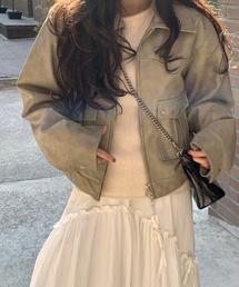 PLACE STUDIO（プレイススタジオ）の「シングルライダーポケットリベットレザーバイカージャケット_3COLOR（ライダースジャケット）」