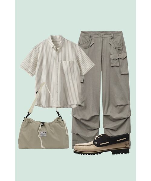 INSILENCE(インサイロンス)の「マルチポケットピンタックパンツ TAN GREY(その他パンツ・レディース・その他・LARGE/MEDIUM)」の19枚目の写真