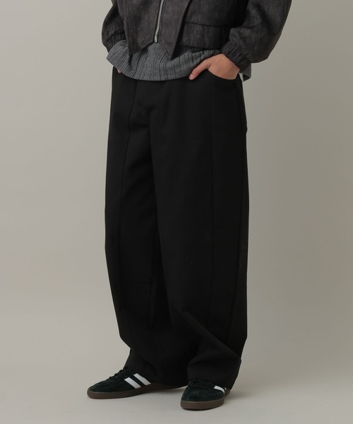 LAND MUSEUM(ランドミュージアム)の「LAND MUSEUM/カーブパンツ(その他パンツ・メンズ・ブラック/ブラウン・MEDIUM/LARGE)」の1枚目の写真