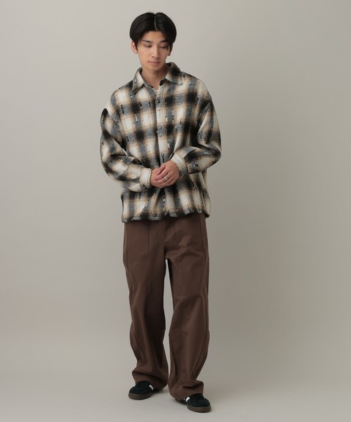 LAND MUSEUM(ランドミュージアム)の「LAND MUSEUM/カーブパンツ(その他パンツ・メンズ・ブラック/ブラウン・MEDIUM/LARGE)」の3枚目の写真