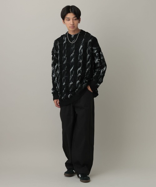 LAND MUSEUM(ランドミュージアム)の「LAND MUSEUM/カーブパンツ(その他パンツ・メンズ・ブラック/ブラウン・MEDIUM/LARGE)」の11枚目の写真