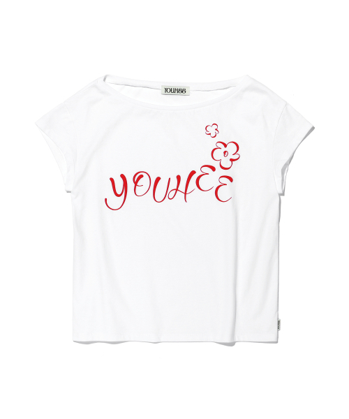 YOUHEE（ユヒ）の「OFF-SHOULDER T-SHIRTS WHITE（Tシャツ/カットソー・レディース・その他・FREE）」の10枚目の写真