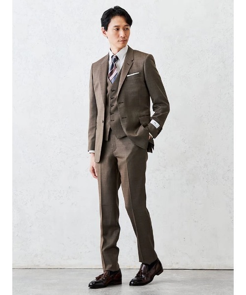 EDWIN×P.S.FA】デニムライク ウールパンツ（セットアップ） ベージュ