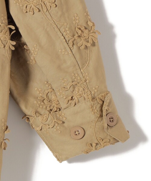 crinkle crinkle crinkl 3Dエンブロイダリーシャツ セール】crinkle crinkle crinkle:〈手洗い可能〉3D エンブロイダリー