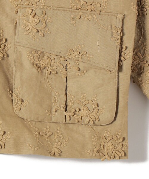 crinkle crinkle crinkl 3Dエンブロイダリーシャツ セール】crinkle crinkle crinkle:〈手洗い可能〉3D エンブロイダリー