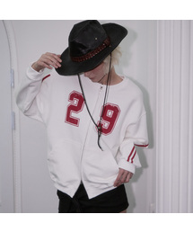 Star Track Sweat Zip-up [Ivory]