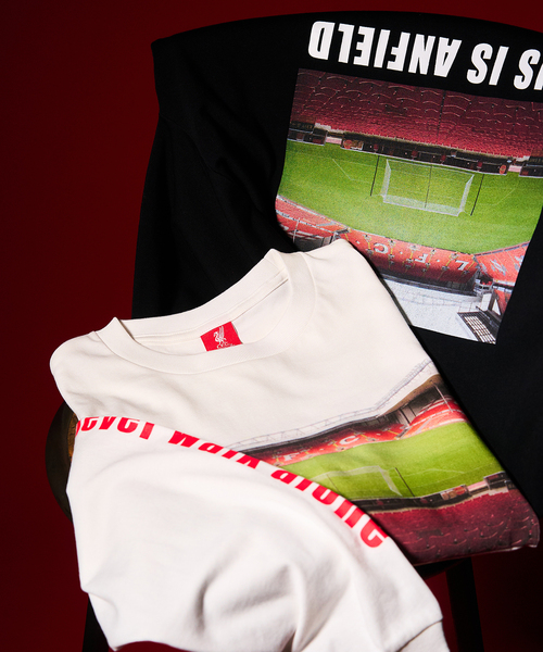 417 EDIFICE（フォーワンセブンエディフィス）の「【Liverpool FC / リバプール FC】 Anfield Print LS Tee（Tシャツ/カットソー・メンズ・ブラック/ホワイト・SMALL/MEDIUM/LARGE/X-LARGE）」の6枚目の写真