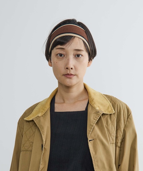 La Maison de Lyllis（メゾンドリリス）の「【La Maison de Lyllis】INSITU BAND インサイチュバンド ヘアバンド 2261017（ヘアバンド・レディース・ブラウン/グリーン・FREE）」の10枚目の写真