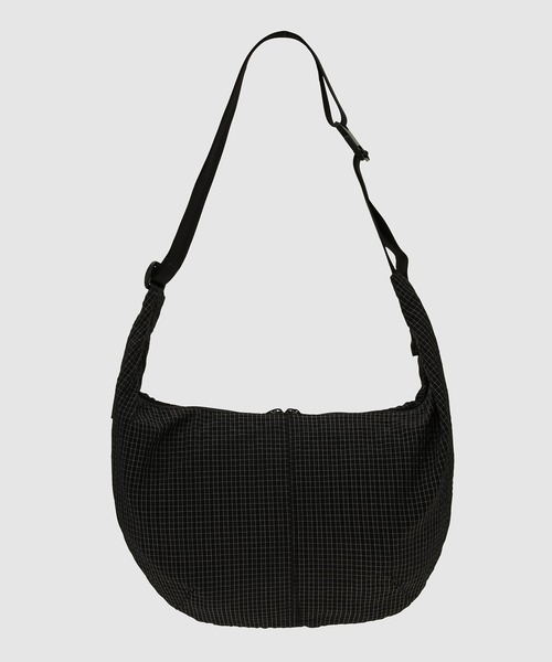 COMME des GARCONS HOMME（コム デ ギャルソン・オム）の「POLYESTER CHECK PATTERN BAG（ボディバッグ/ウエストポーチ・メンズ・カーキ/ブラック・ONE SIZE）」の10枚目の写真