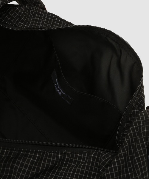 COMME des GARCONS HOMME（コム デ ギャルソン・オム）の「POLYESTER CHECK PATTERN BAG（ボディバッグ/ウエストポーチ・メンズ・カーキ/ブラック・ONE SIZE）」の7枚目の写真