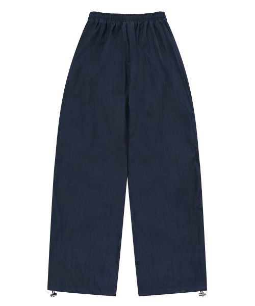 MUCENT(ムセント)の「ビルバオポリナイロンパラシュートストリングワイドパンツ 男女共用 (4カラー)(スウェットパンツ・レディース・ブラック/カーキ/ネイビー/チャコール・1/FREE)」の10枚目の写真