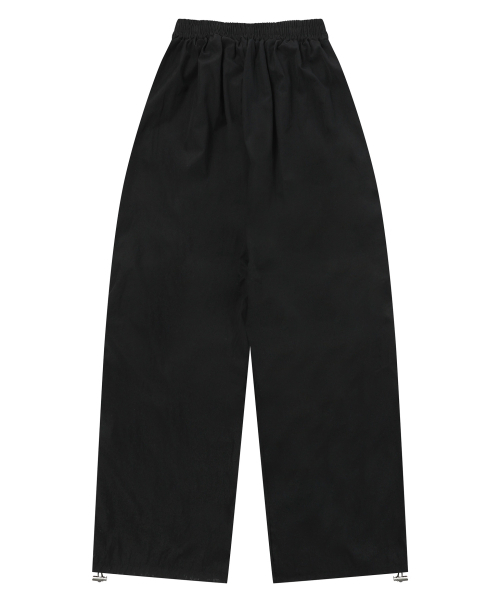 MUCENT(ムセント)の「ビルバオポリナイロンパラシュートストリングワイドパンツ 男女共用 (4カラー)(スウェットパンツ・レディース・ブラック/カーキ/ネイビー/チャコール・1/FREE)」の18枚目の写真