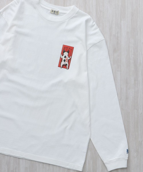 The Endless Summer(エンドレスサマー)の「TES 4BUHI BOARD BROTHERS LONG SLEEVE T-SHIRT / ロンT(Tシャツ/カットソー・メンズ・ホワイト/ベージュ/グレー・SMALL/MEDIUM/LARGE/X-LARGE/XX-LARGE)」の7枚目の写真
