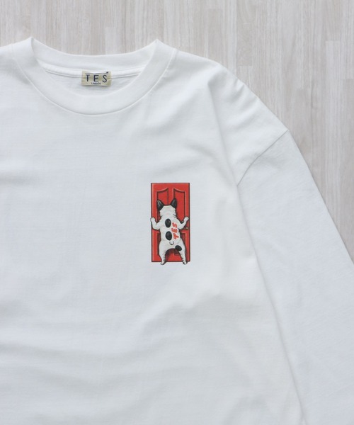 The Endless Summer(エンドレスサマー)の「TES 4BUHI BOARD BROTHERS LONG SLEEVE T-SHIRT / ロンT(Tシャツ/カットソー・メンズ・ホワイト/ベージュ/グレー・SMALL/MEDIUM/LARGE/X-LARGE/XX-LARGE)」の8枚目の写真