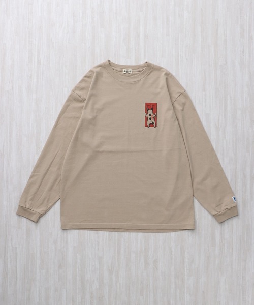 The Endless Summer(エンドレスサマー)の「TES 4BUHI BOARD BROTHERS LONG SLEEVE T-SHIRT / ロンT(Tシャツ/カットソー・メンズ・ホワイト/ベージュ/グレー・SMALL/MEDIUM/LARGE/X-LARGE/XX-LARGE)」の15枚目の写真