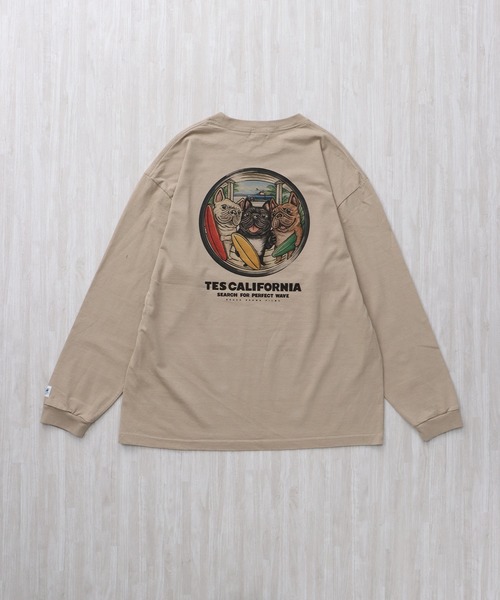 The Endless Summer(エンドレスサマー)の「TES 4BUHI BOARD BROTHERS LONG SLEEVE T-SHIRT / ロンT(Tシャツ/カットソー・メンズ・ホワイト/ベージュ/グレー・SMALL/MEDIUM/LARGE/X-LARGE/XX-LARGE)」の16枚目の写真