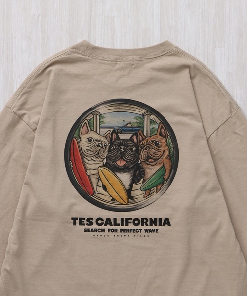 The Endless Summer(エンドレスサマー)の「TES 4BUHI BOARD BROTHERS LONG SLEEVE T-SHIRT / ロンT(Tシャツ/カットソー・メンズ・ホワイト/ベージュ/グレー・SMALL/MEDIUM/LARGE/X-LARGE/XX-LARGE)」の19枚目の写真