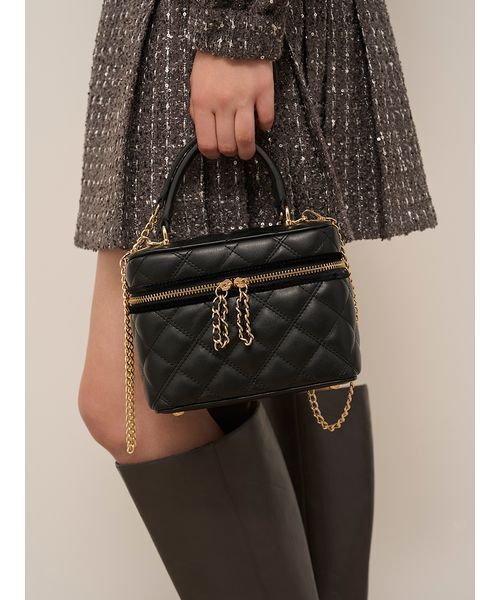 SNIDEL（スナイデル）の「サイドプリーツツイードミニスカート（スカート・レディース・ダークグレー/ネイビー/アイボリー・0/1）」の21枚目の写真