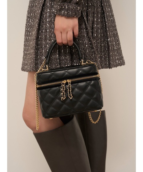 SNIDEL（スナイデル）の「サイドプリーツツイードミニスカート（スカート・レディース・ダークグレー/ネイビー/アイボリー・0/1）」の6枚目の写真