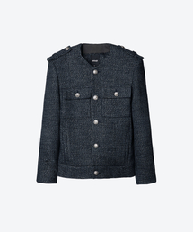 UNTAGE（アンテージ）の「グリッターウールオーバーサイズツイードジャケット(UNISEX)_UTO-FB18（テーラードジャケット）」