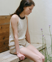 Fetta halter sleeveless (ivory)