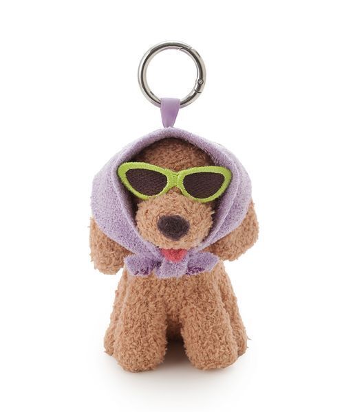 スカーフDOGチャーム（キーケース/キーアクセサリー）｜gelato pique